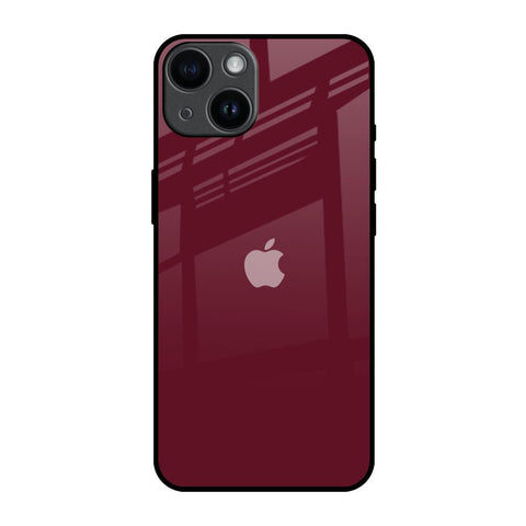 Classic Burgundy iPhone 14 Glass Back Cover Online