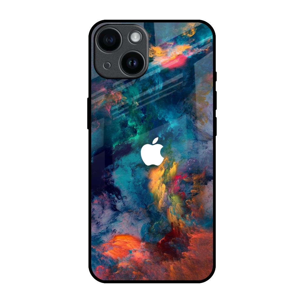 Colored Storm iPhone 14 Glass Back Cover Online