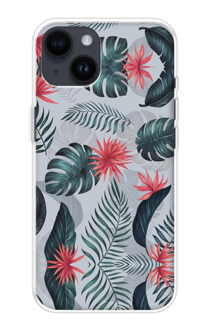 Retro Floral Leaf iPhone 14 Back Cover