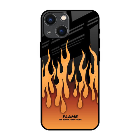 Fire Flame iPhone 14 Plus Glass Back Cover Online