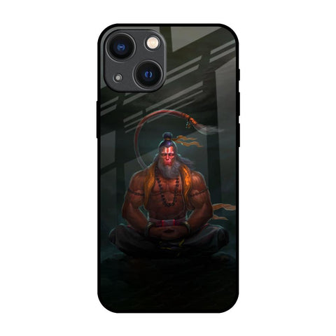 Lord Hanuman Animated iPhone 14 Plus Glass Back Cover Online