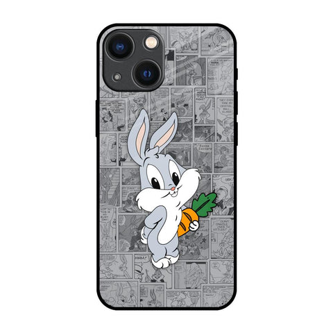Cute Baby Bunny iPhone 14 Plus Glass Back Cover Online