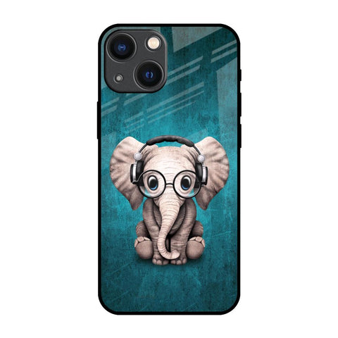 Adorable Baby Elephant iPhone 14 Plus Glass Back Cover Online