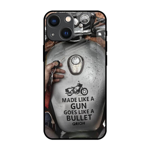 Royal Bike iPhone 14 Plus Glass Back Cover Online