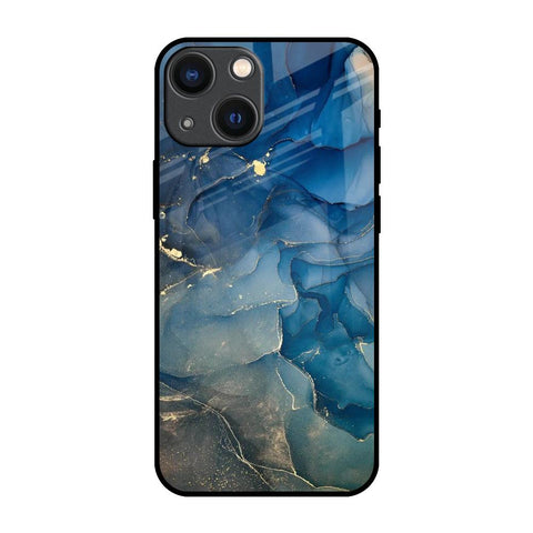 Blue Cool Marble iPhone 14 Plus Glass Back Cover Online