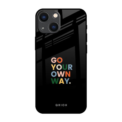 Go Your Own Way iPhone 14 Plus Glass Back Cover Online