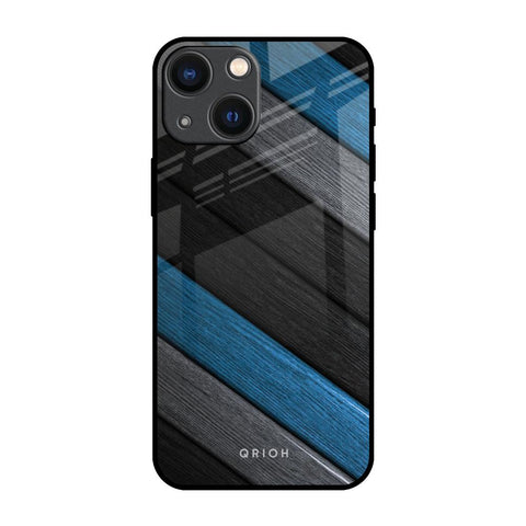 Multicolor Wooden Effect iPhone 14 Plus Glass Back Cover Online