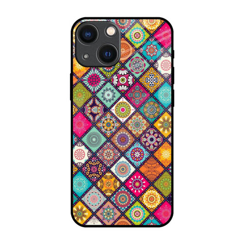 Multicolor Mandala iPhone 14 Plus Glass Back Cover Online