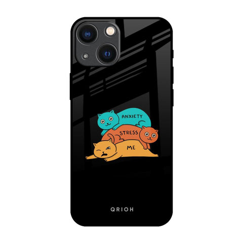 Anxiety Stress iPhone 14 Plus Glass Back Cover Online