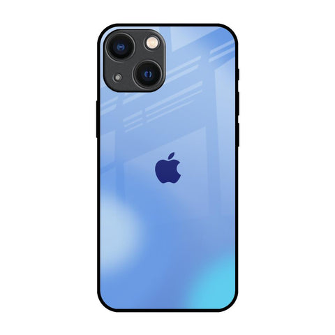 Vibrant Blue Texture iPhone 14 Plus Glass Back Cover Online