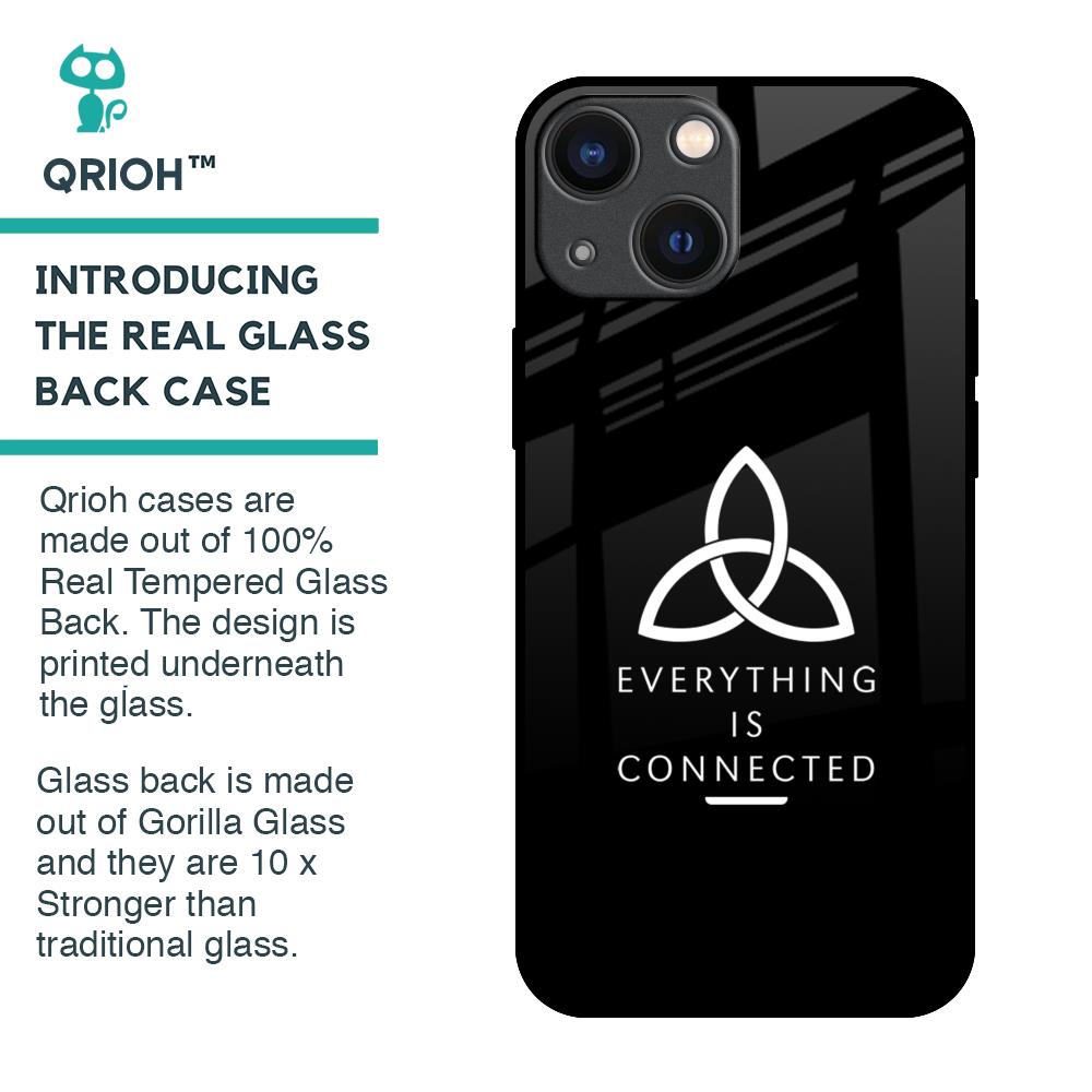 Everything Is Connected Glass Case for iPhone 14 Plus