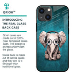 Adorable Baby Elephant Glass Case For iPhone 14 Plus