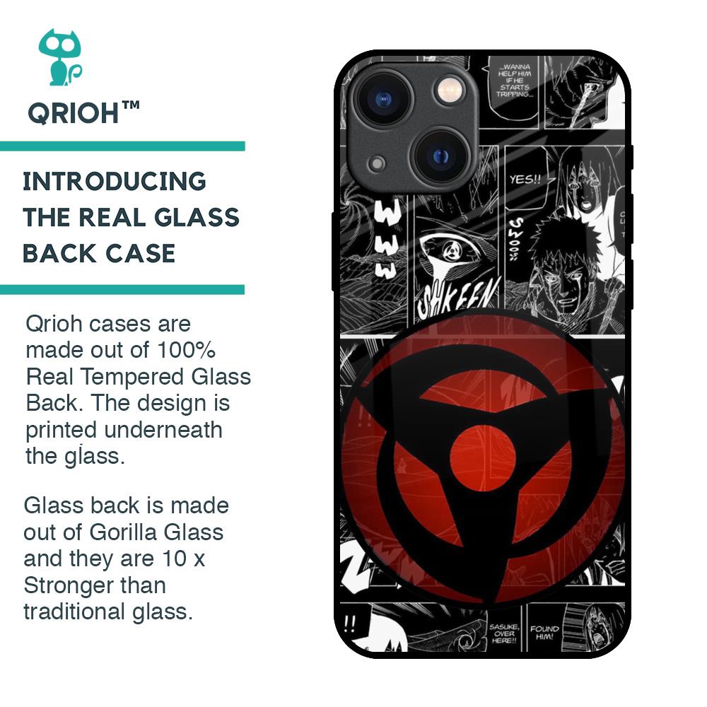 Sharingan Glass Case for iPhone 14 Plus