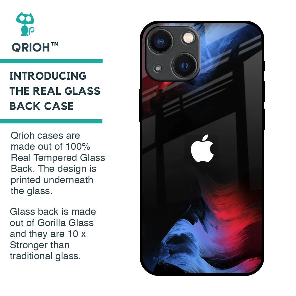 Fine Art Wave Glass Case for iPhone 14 Plus