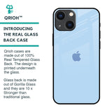 Pastel Sky Blue Glass Case for iPhone 14 Plus