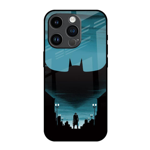Cyan Bat iPhone 14 Pro Glass Back Cover Online
