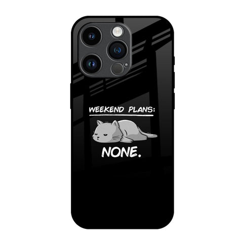 Weekend Plans iPhone 14 Pro Glass Back Cover Online