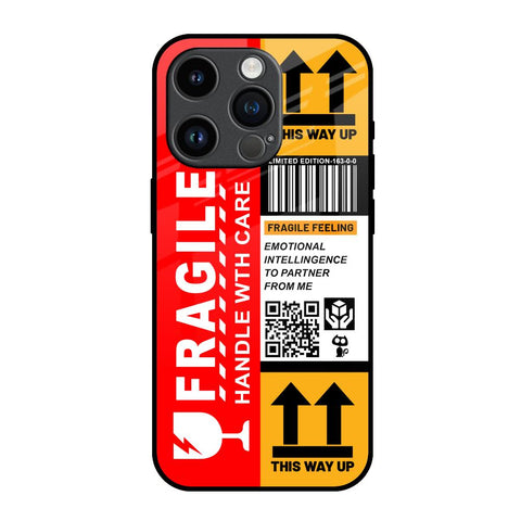 Handle With Care iPhone 14 Pro Glass Back Cover Online