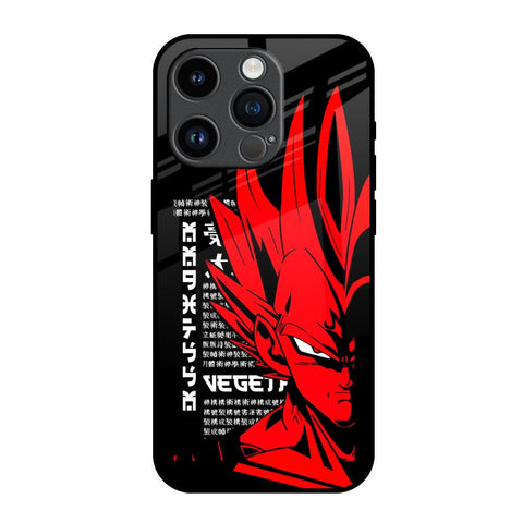 Red Vegeta iPhone 14 Pro Glass Back Cover Online