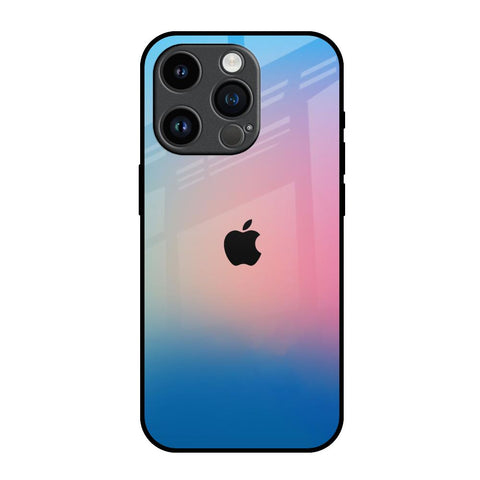 Blue & Pink Ombre iPhone 14 Pro Glass Back Cover Online
