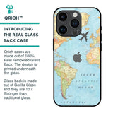 Fly Around The World Glass Case for iPhone 14 Pro