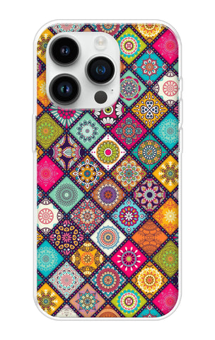 Multicolor Mandala iPhone 14 Pro Back Cover