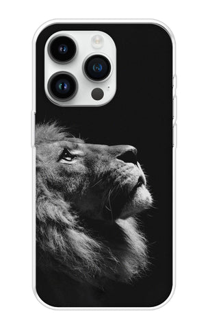 Lion Looking to Sky iPhone 14 Pro Back Cover