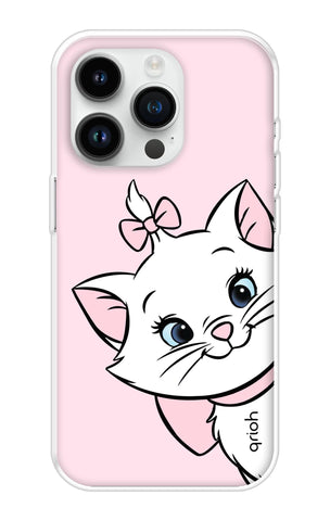 Cute Kitty iPhone 14 Pro Back Cover