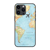 Travel Map iPhone 14 Pro Max Glass Back Cover Online