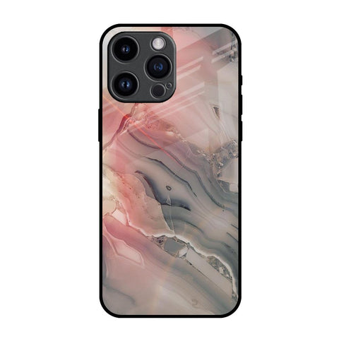 Pink And Grey Marble iPhone 14 Pro Max Glass Back Cover Online
