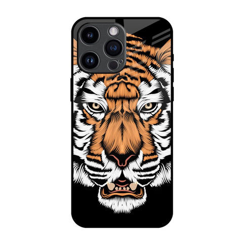 Angry Tiger iPhone 14 Pro Max Glass Back Cover Online