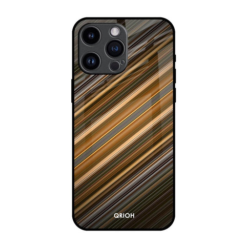 Diagonal Slash Pattern iPhone 14 Pro Max Glass Back Cover Online