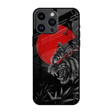 Red Moon Tiger iPhone 14 Pro Max Glass Back Cover Online
