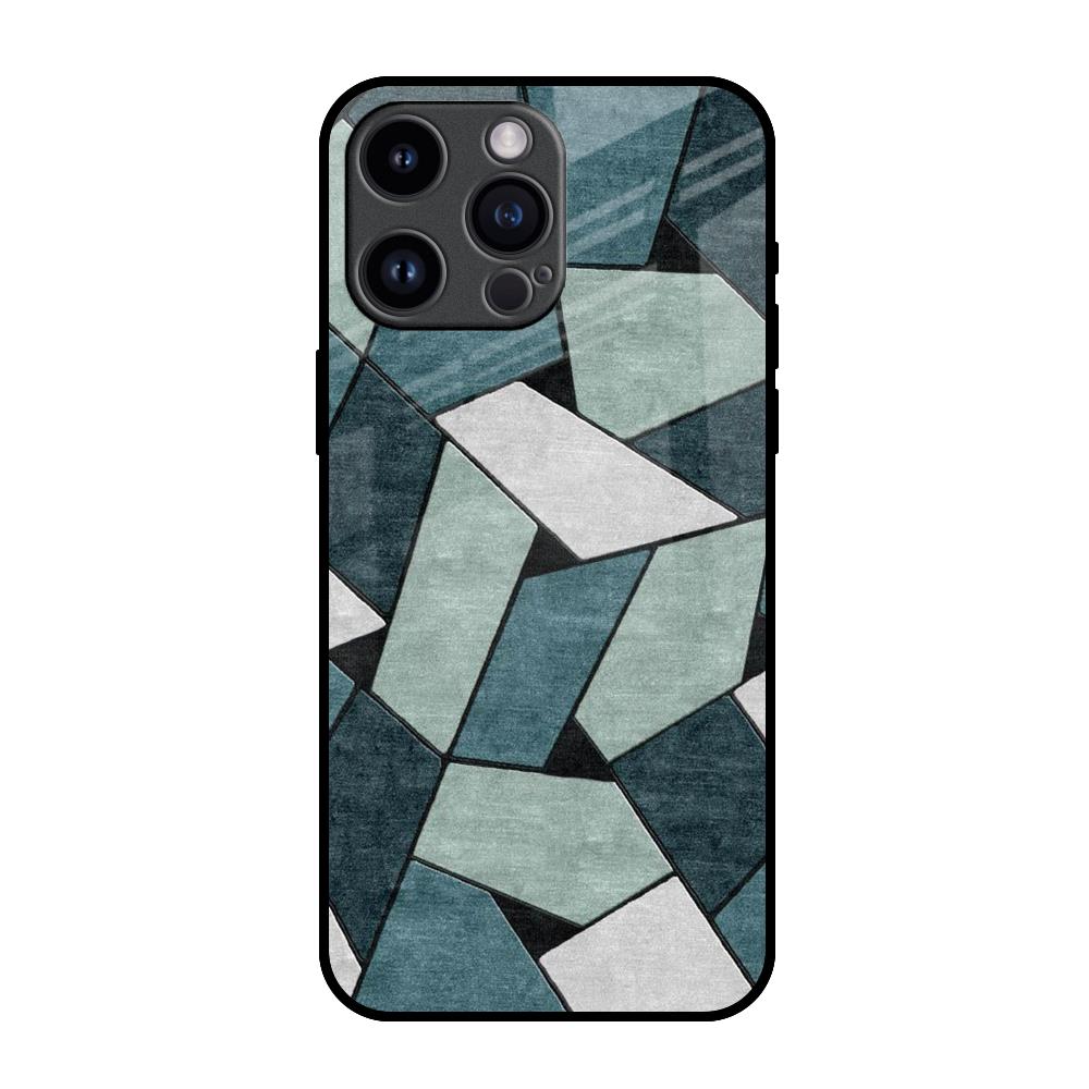 Abstact Tiles iPhone 14 Pro Max Glass Back Cover Online