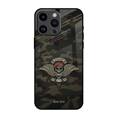 Army Warrior iPhone 14 Pro Max Glass Back Cover Online