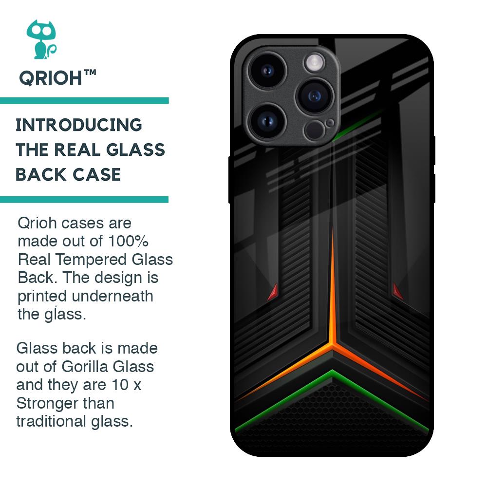 Modern Ultra Chevron Glass Case for iPhone 14 Pro Max