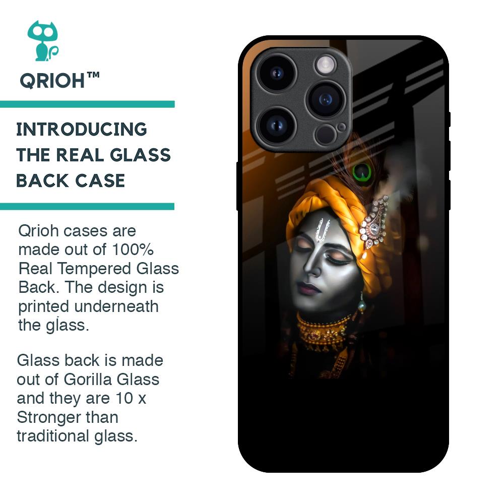 Ombre Krishna Glass Case for iPhone 14 Pro Max