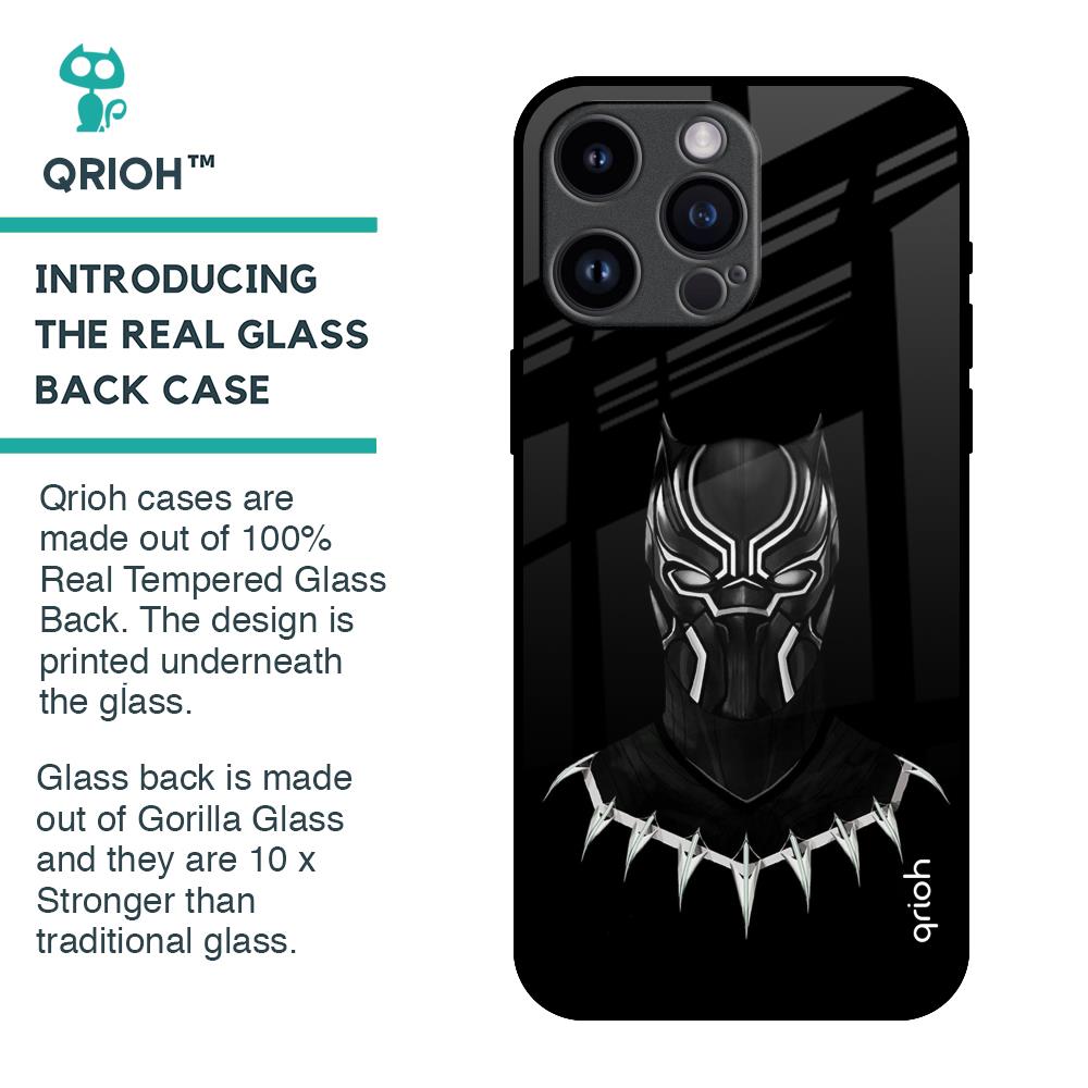 Dark Superhero Glass Case for iPhone 14 Pro Max