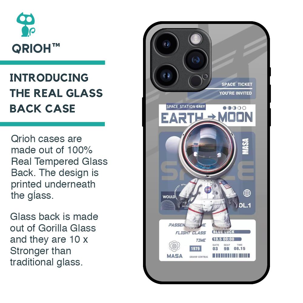 Space Flight Pass Glass Case for iPhone 14 Pro Max
