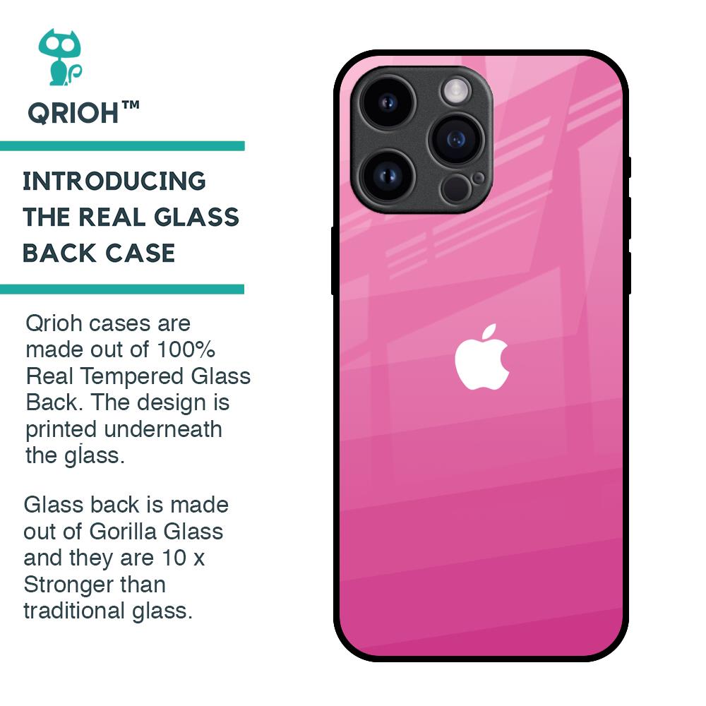 Pink Ribbon Caddy Glass Case for iPhone 14 Pro Max