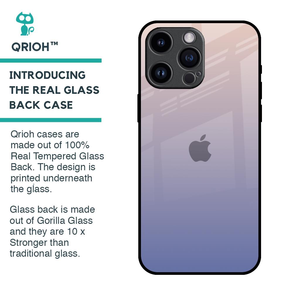 Rose Hue Glass Case for iPhone 14 Pro Max