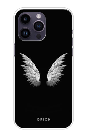 White Angel Wings iPhone 14 Pro Max Back Cover