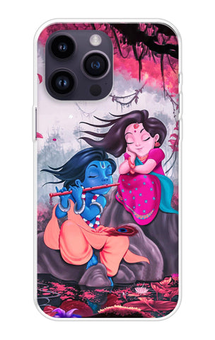 Radha Krishna Art iPhone 14 Pro Max Back Cover