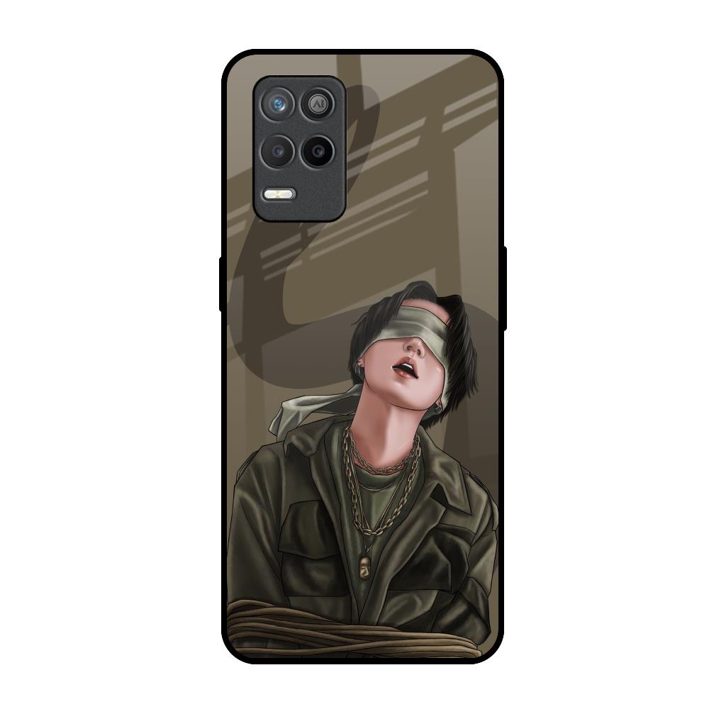 Blind Fold Realme 9 5G Glass Back Cover Online