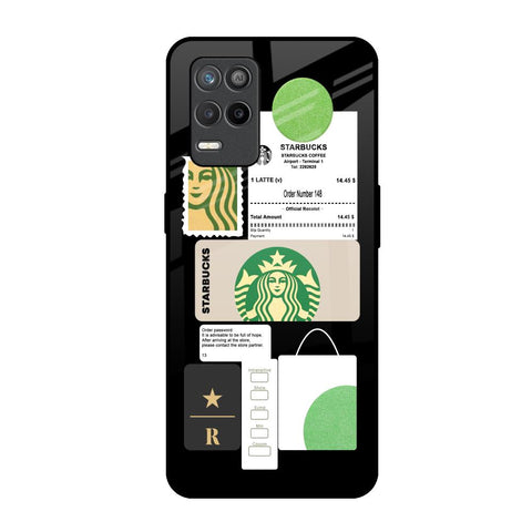 Coffee Latte Realme 9 5G Glass Back Cover Online