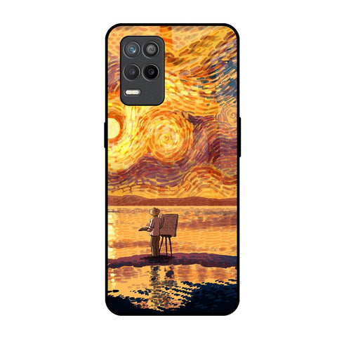 Sunset Vincent Realme 9 5G Glass Back Cover Online