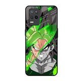 Anime Green Splash Realme 9 5G Glass Back Cover Online