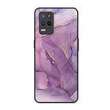 Purple Gold Marble Realme 9 5G Glass Back Cover Online