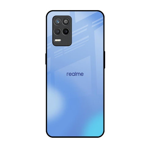 Vibrant Blue Texture Realme 9 5G Glass Back Cover Online