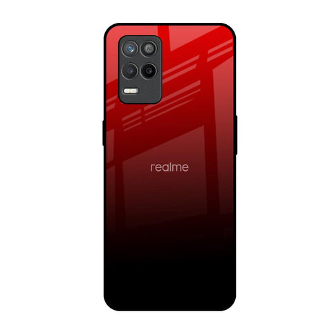 Maroon Faded Realme 9 5G Glass Back Cover Online